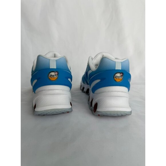 * 8.5 WOMEN'S NIKE AIR MAX DN8 WHITE BLUE RED FQ7860-101 Running sneakers - Picture 6 of 8